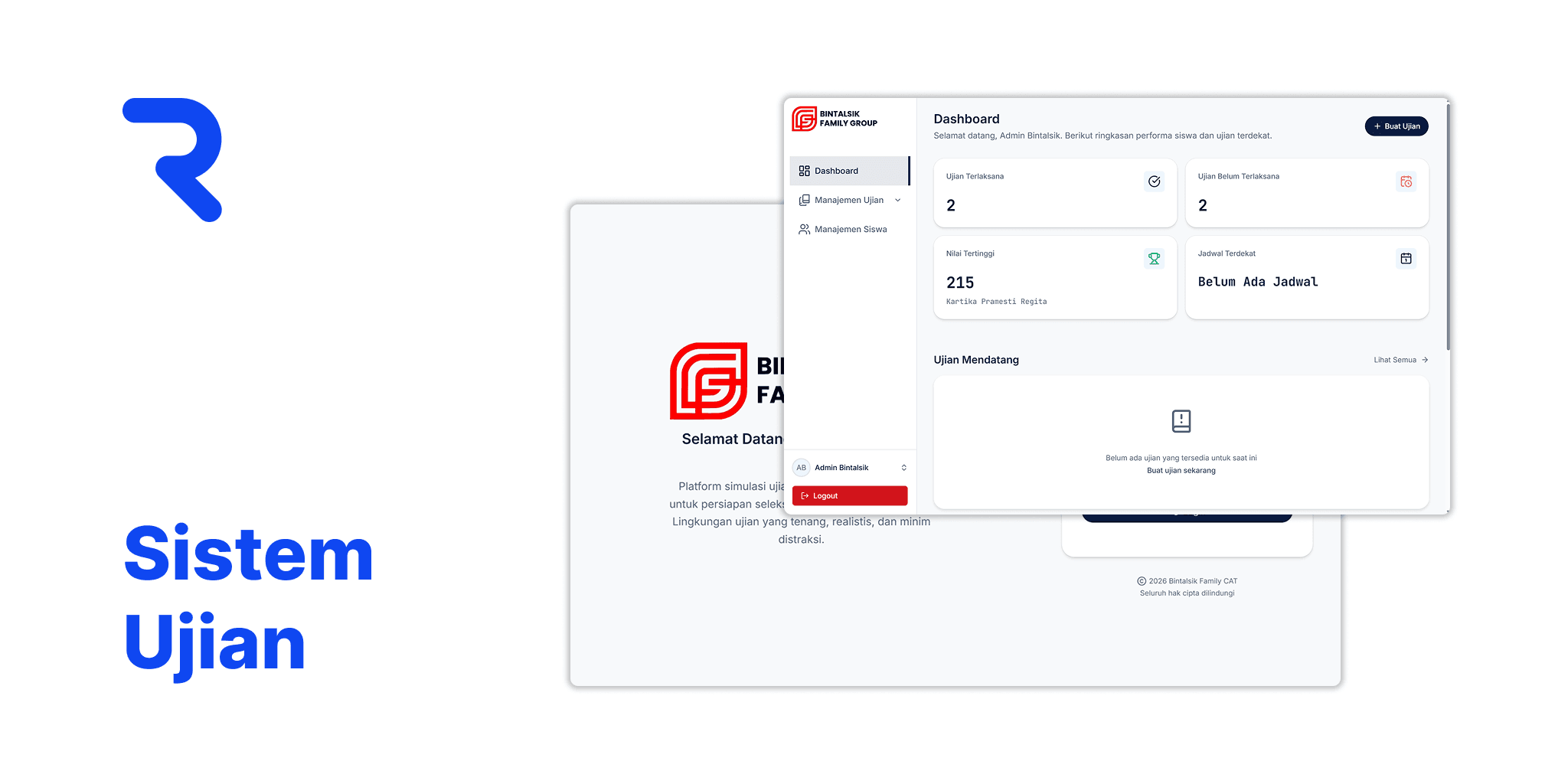 Sistem Ujian Online project screenshot